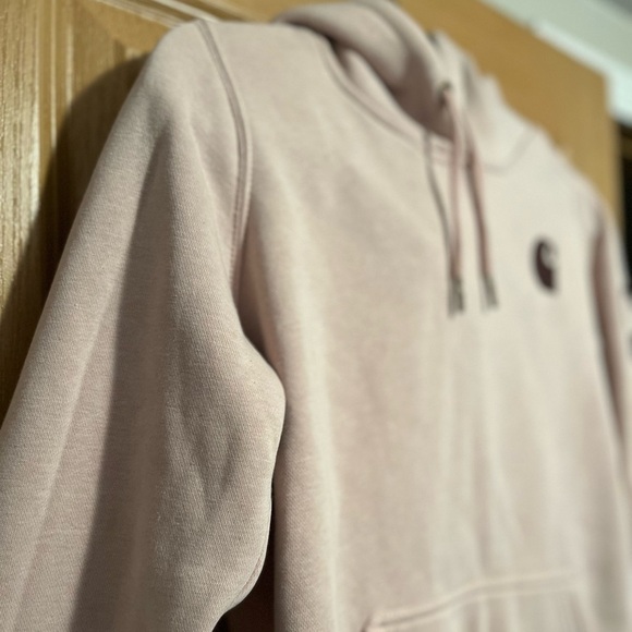 Carhartt Relaxed Fit Hooded Sweatshirt Light Pink - Picture 4 of 10